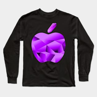 EAPPLE - Cute Crystal Apple Long Sleeve T-Shirt